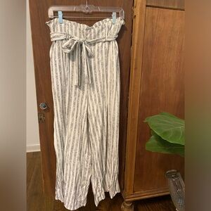 High waisted flowy pants